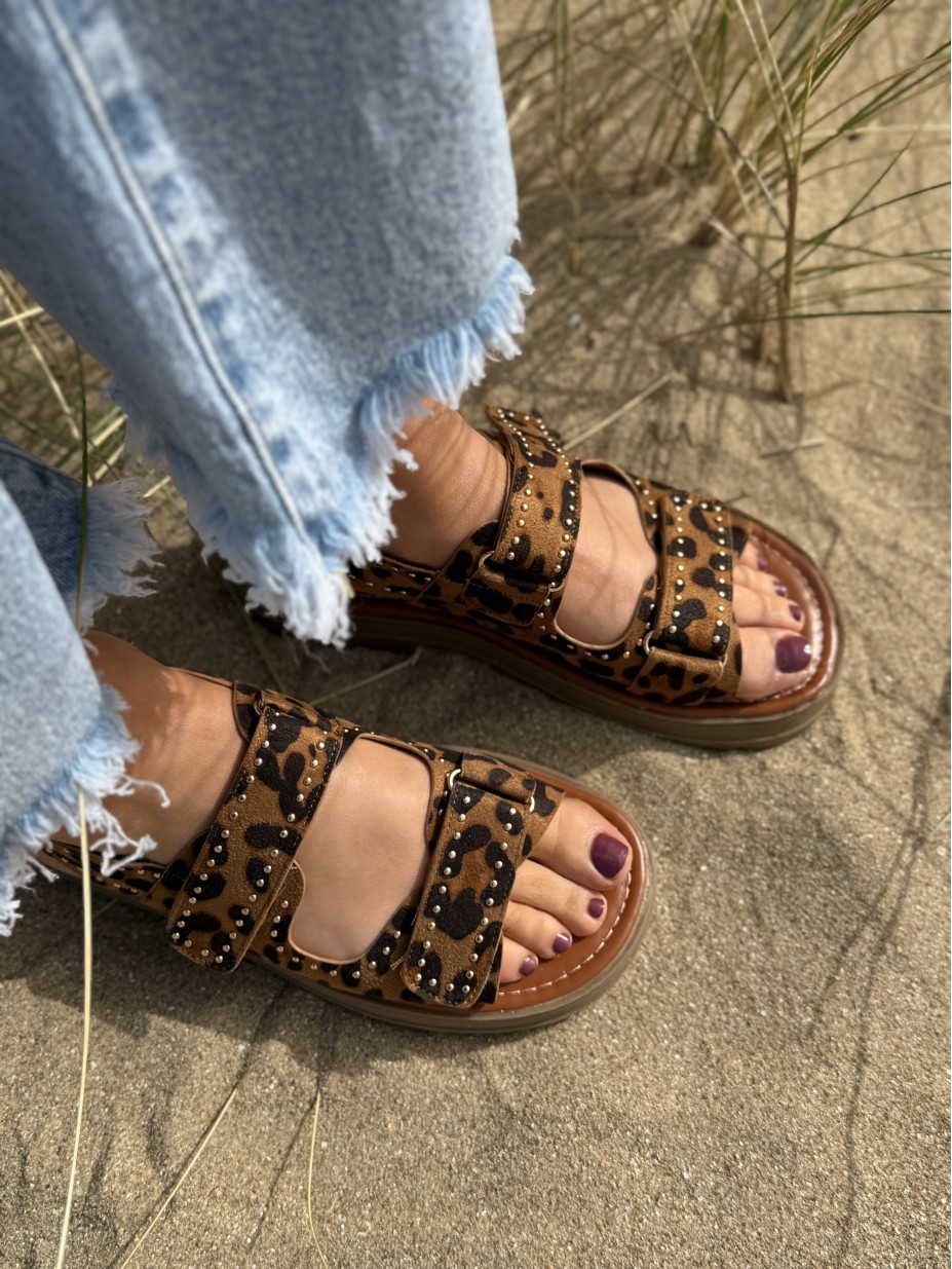 SANDALES LÉOPARD ROMY