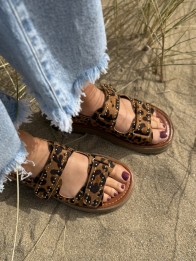 SANDALES LÉOPARD ROMY