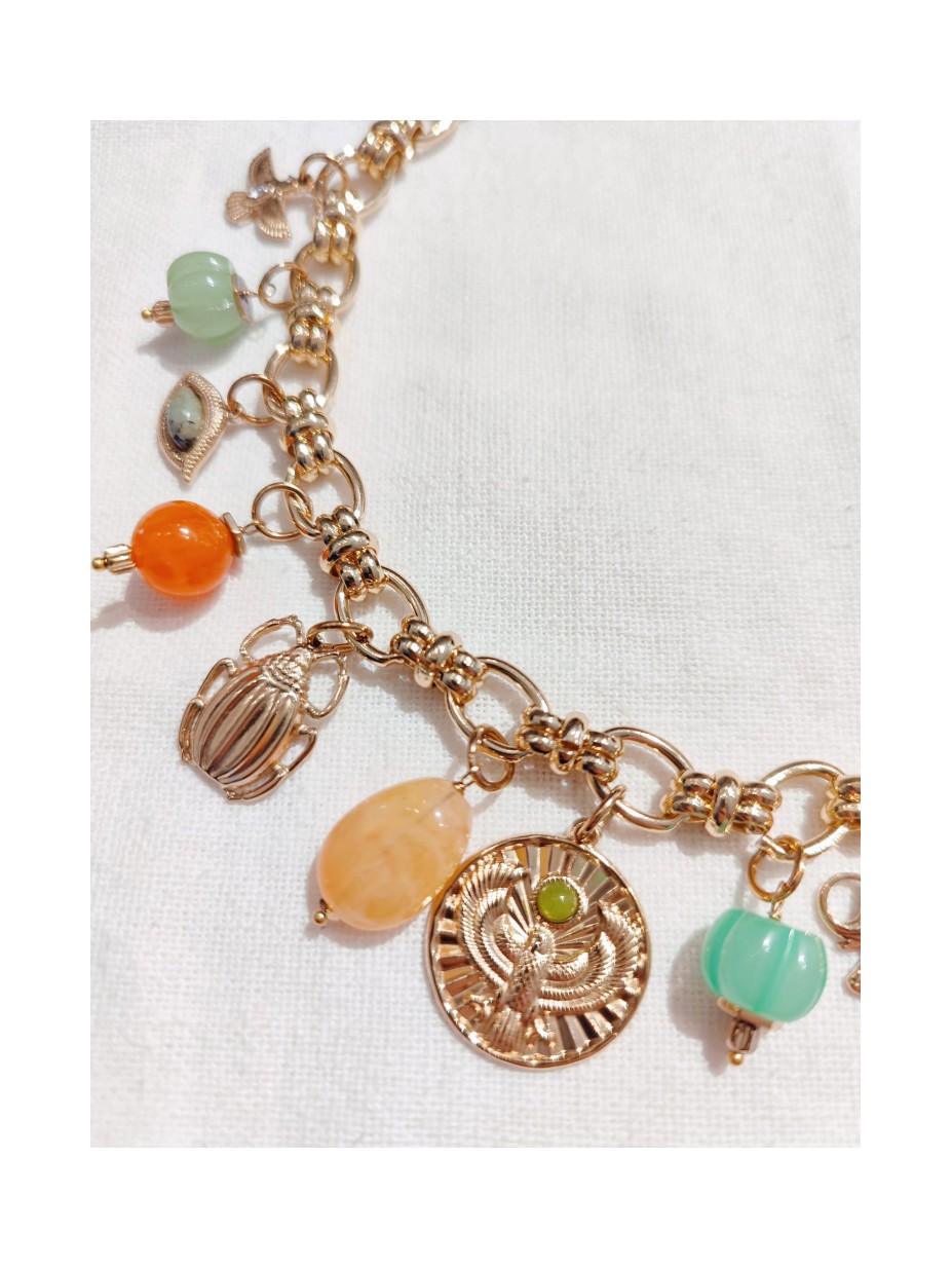 COLLIER SABINE ORANGE