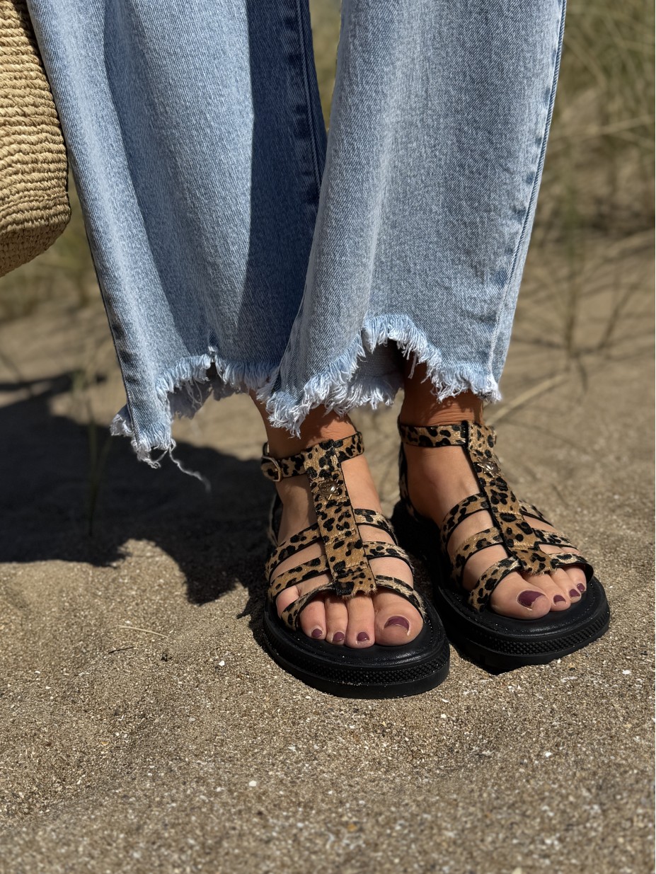 SANDALES PALOMA LEOPARD