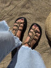 SANDALES PALOMA LEOPARD