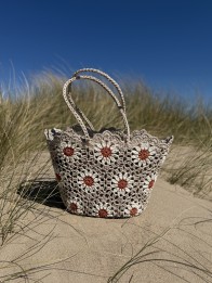 CABAS CROCHET FLORA