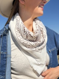 FOULARD BANDANA ROSE
