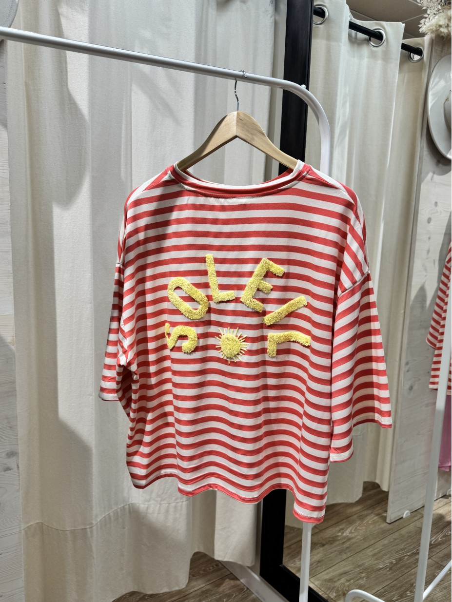 T-SHIRT SOLEIL ORANGE