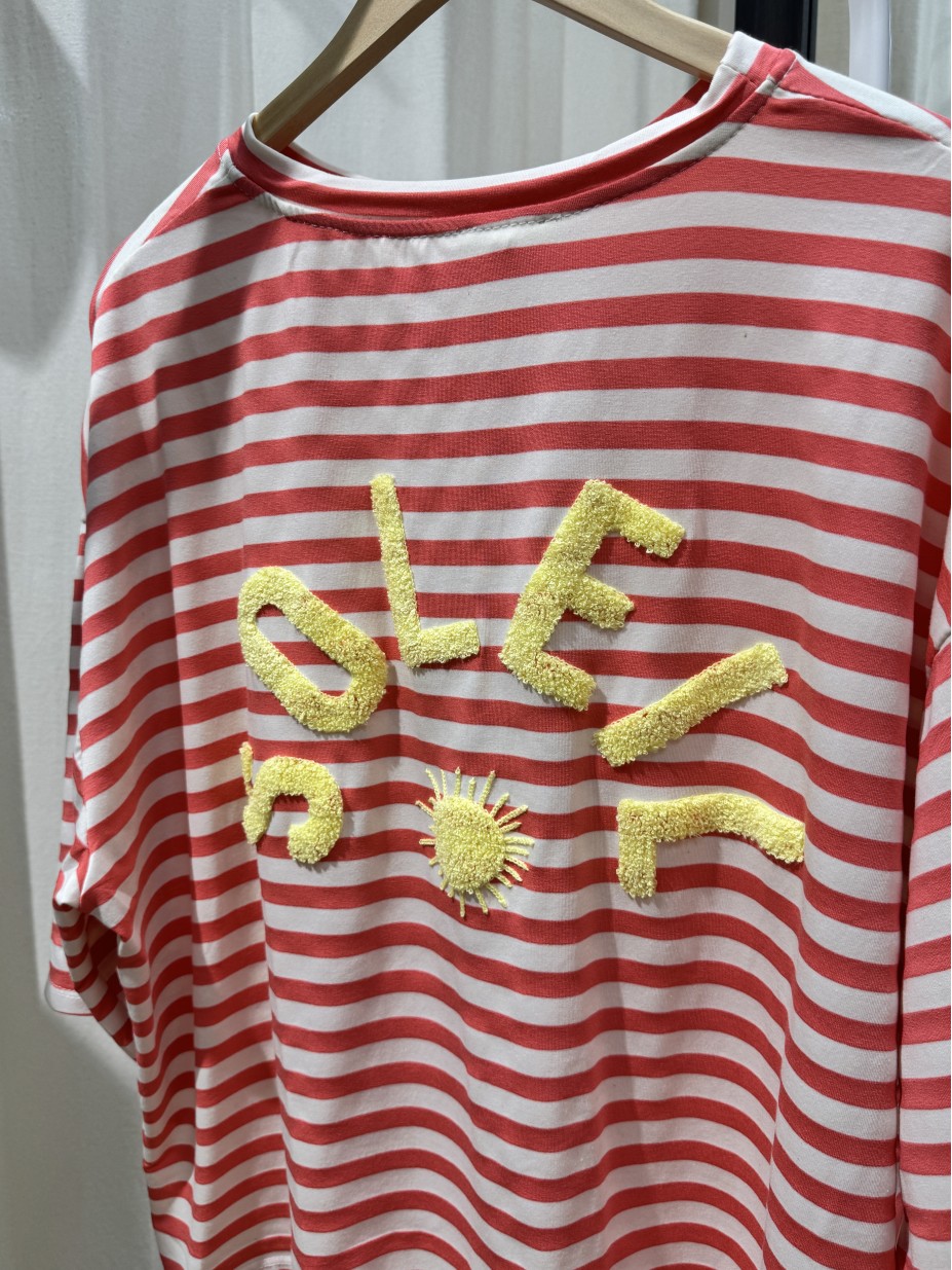 T-SHIRT SOLEIL ORANGE