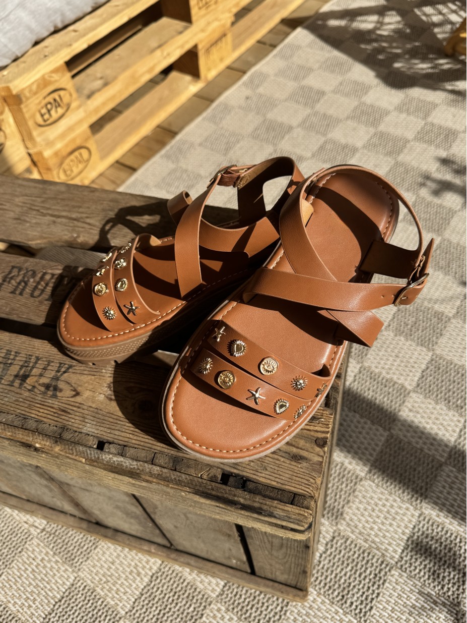 SANDALES SUN CAMEL