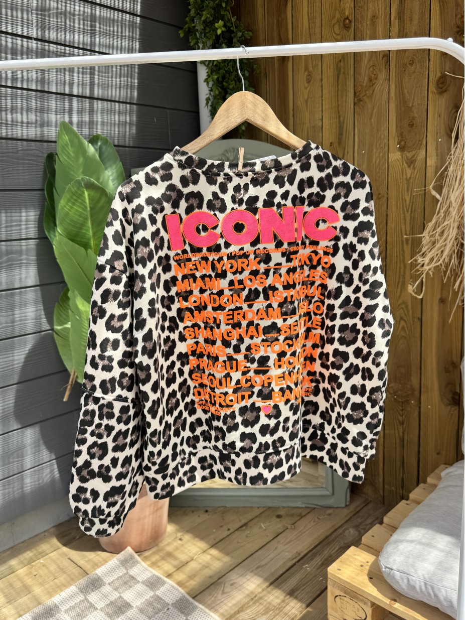 SWEAT ICONIC LEOPARD