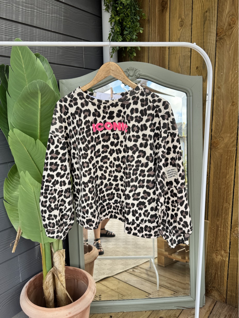 SWEAT ICONIC LEOPARD