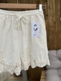 SHORT BILLAL ECRU