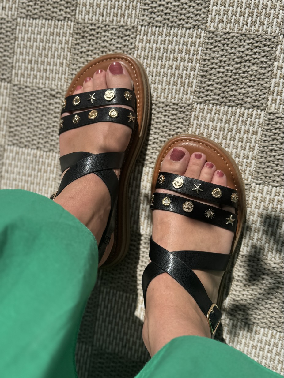 SANDALES SUN NOIRE
