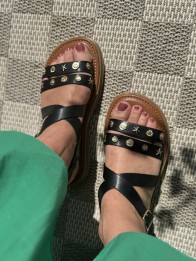 SANDALES SUN NOIRE