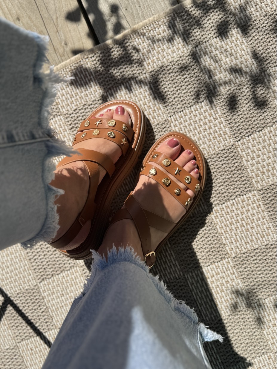 SANDALES SUN CAMEL