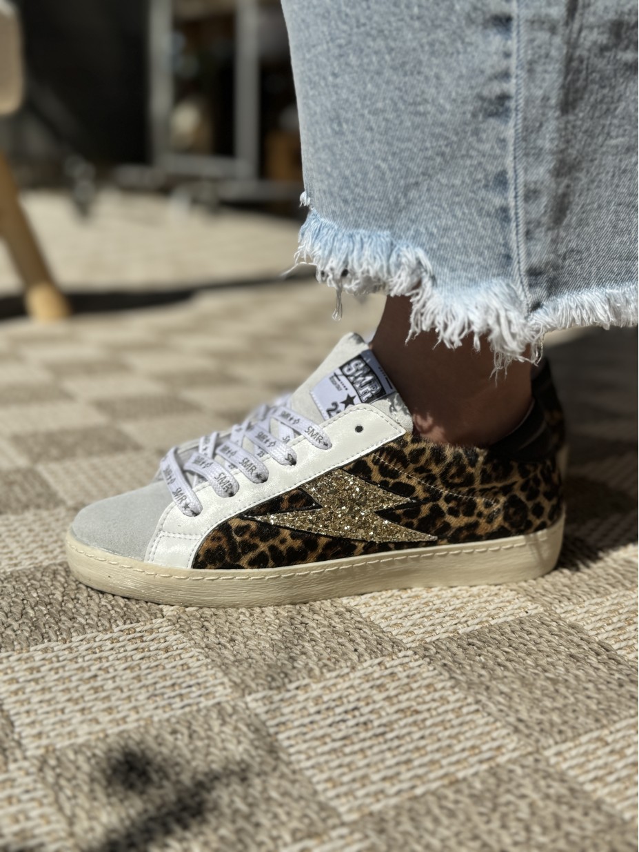 BASKETS SEMERDJIAN MAYA E176 LEOPARD