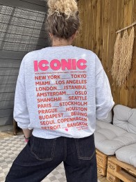 SWEAT ICONIC GRIS