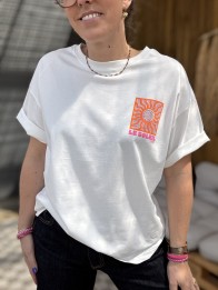 T-SHIRT SOLEIL ORANGE