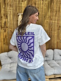 T-SHIRT SOLEIL VIOLET