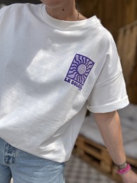 T-SHIRT SOLEIL VIOLET
