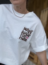 T-SHIRT AMOR LEOPARD