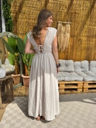 ROBE SAMIA BEIGE