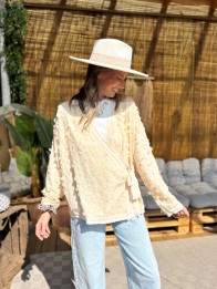 VESTE MONICA VIEUX ROSE