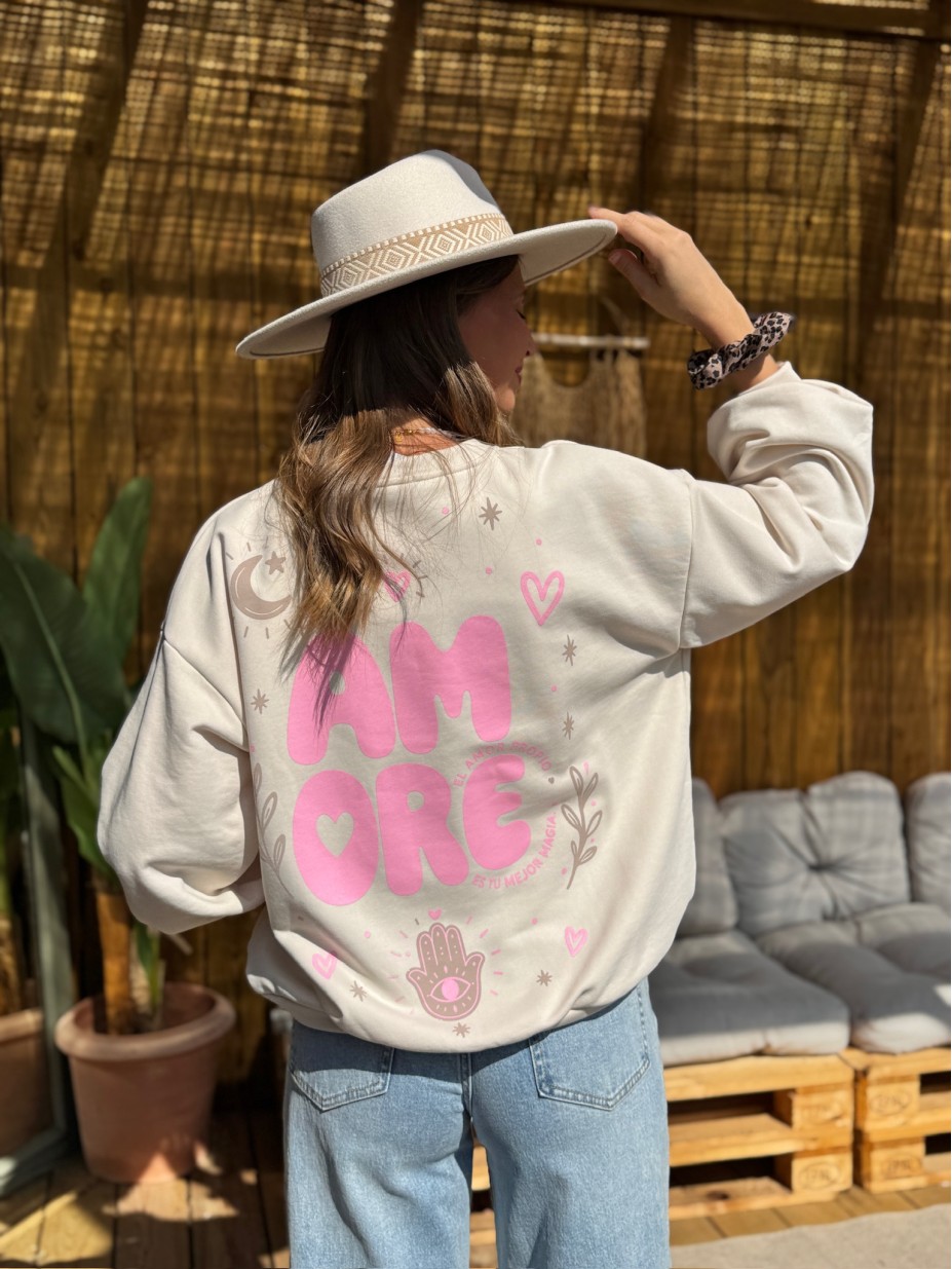 SWEAT AMORE BEIGE