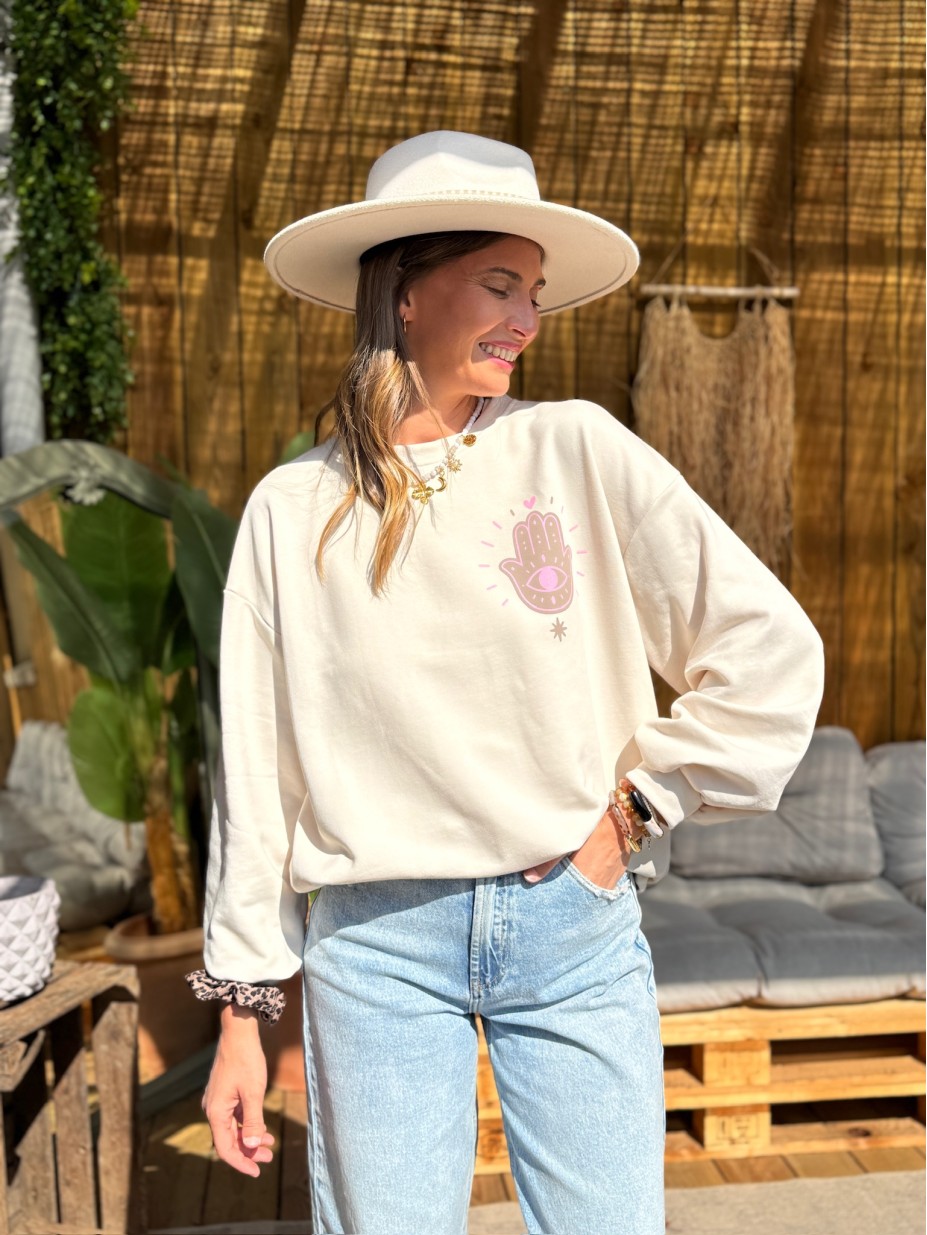 SWEAT AMORE BEIGE
