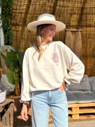 SWEAT AMORE BEIGE