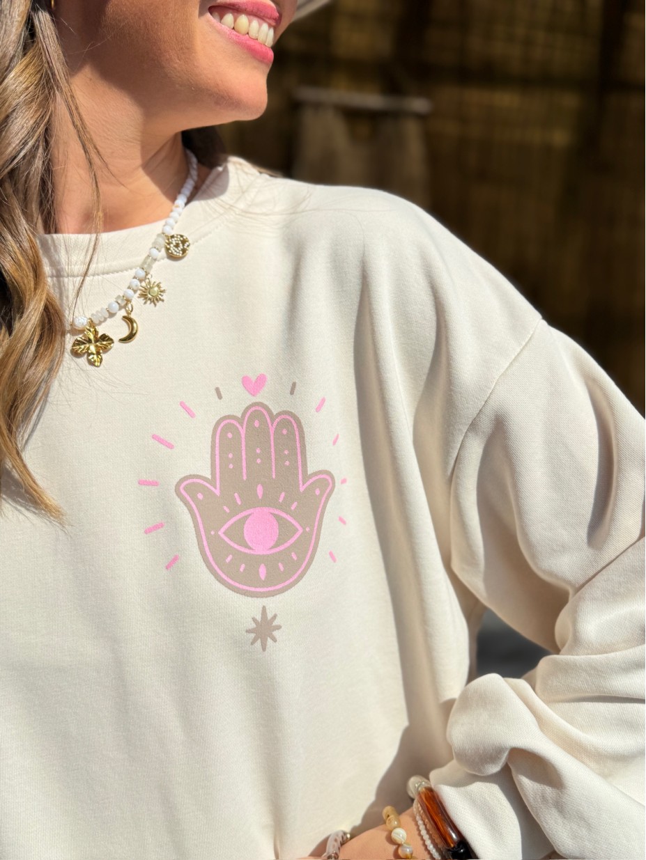 SWEAT AMORE BEIGE