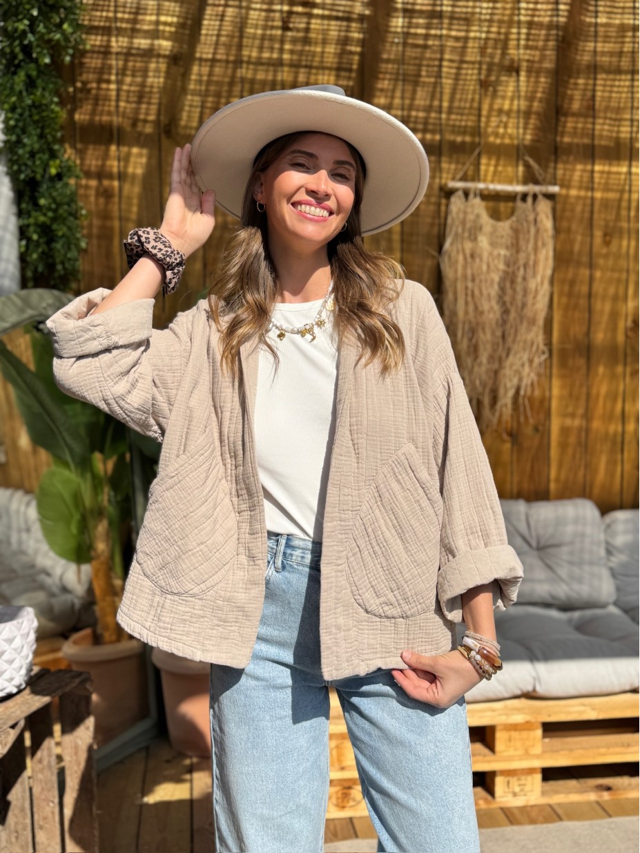 VESTE MONICA CACHEMIRE