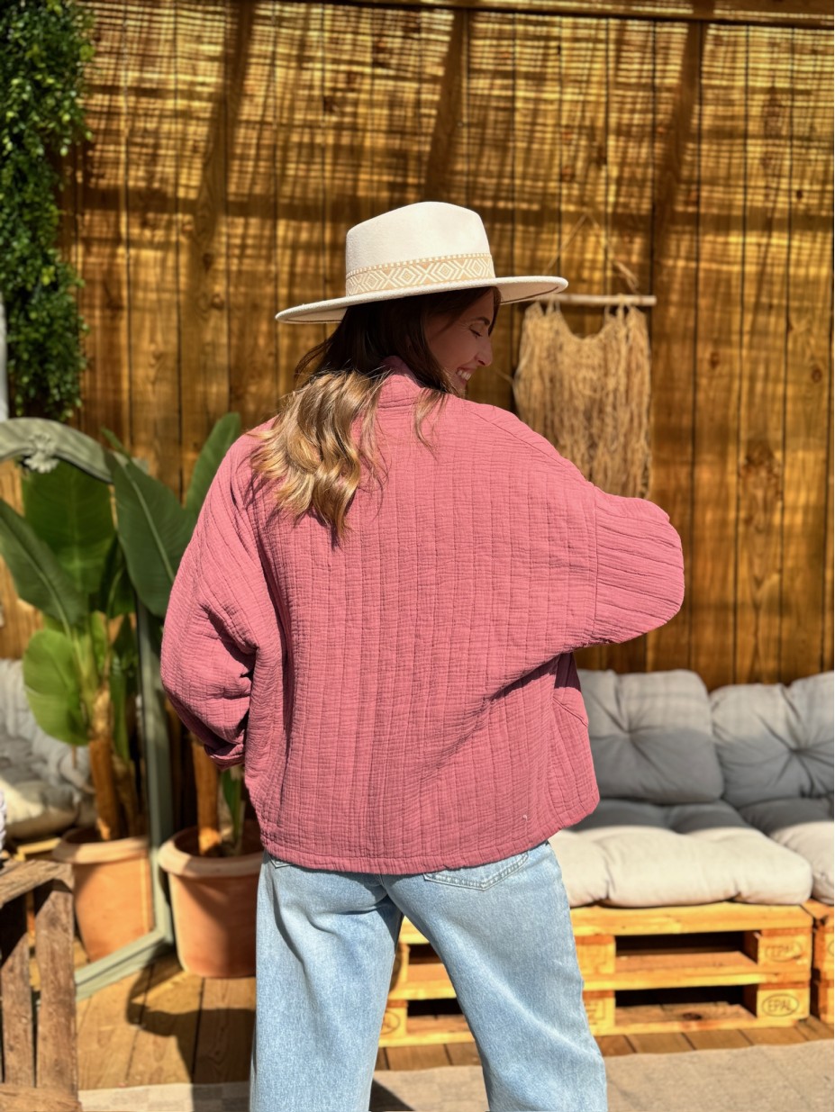 VESTE MONICA VIEUX ROSE