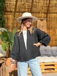 VESTE MONICA NOIRE