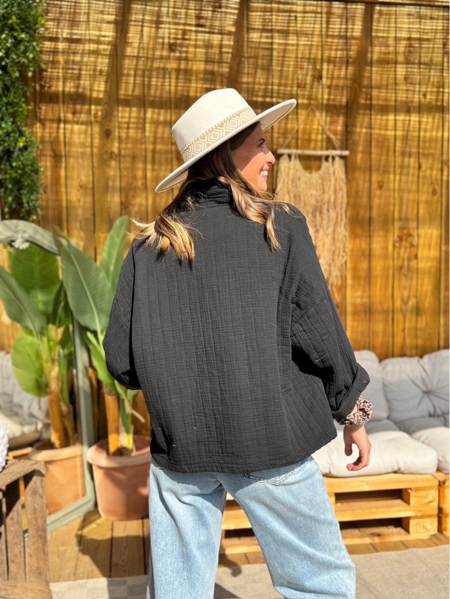 VESTE MONICA NOIRE