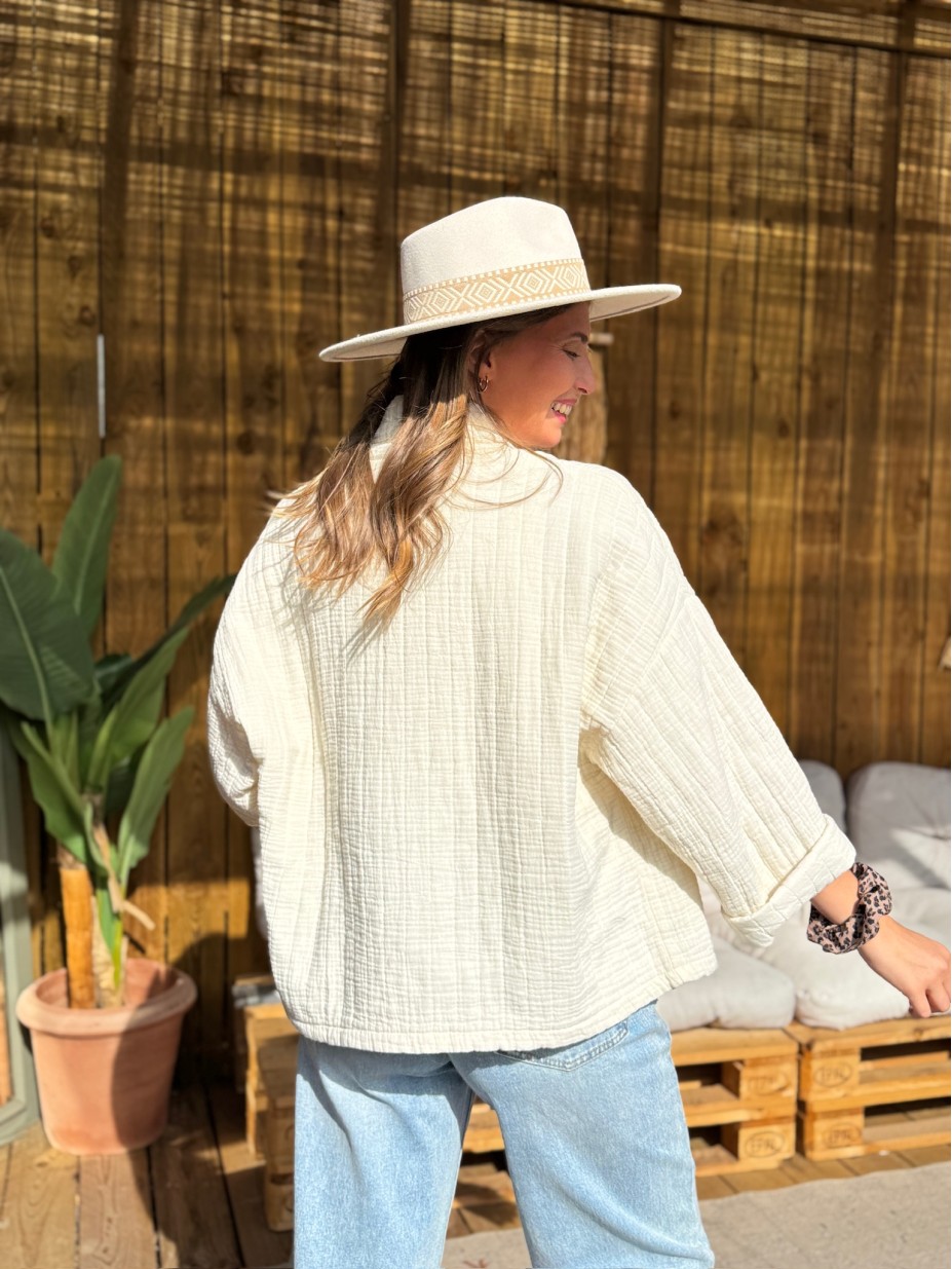VESTE MONICA ECRU