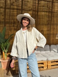 VESTE MONICA ECRU