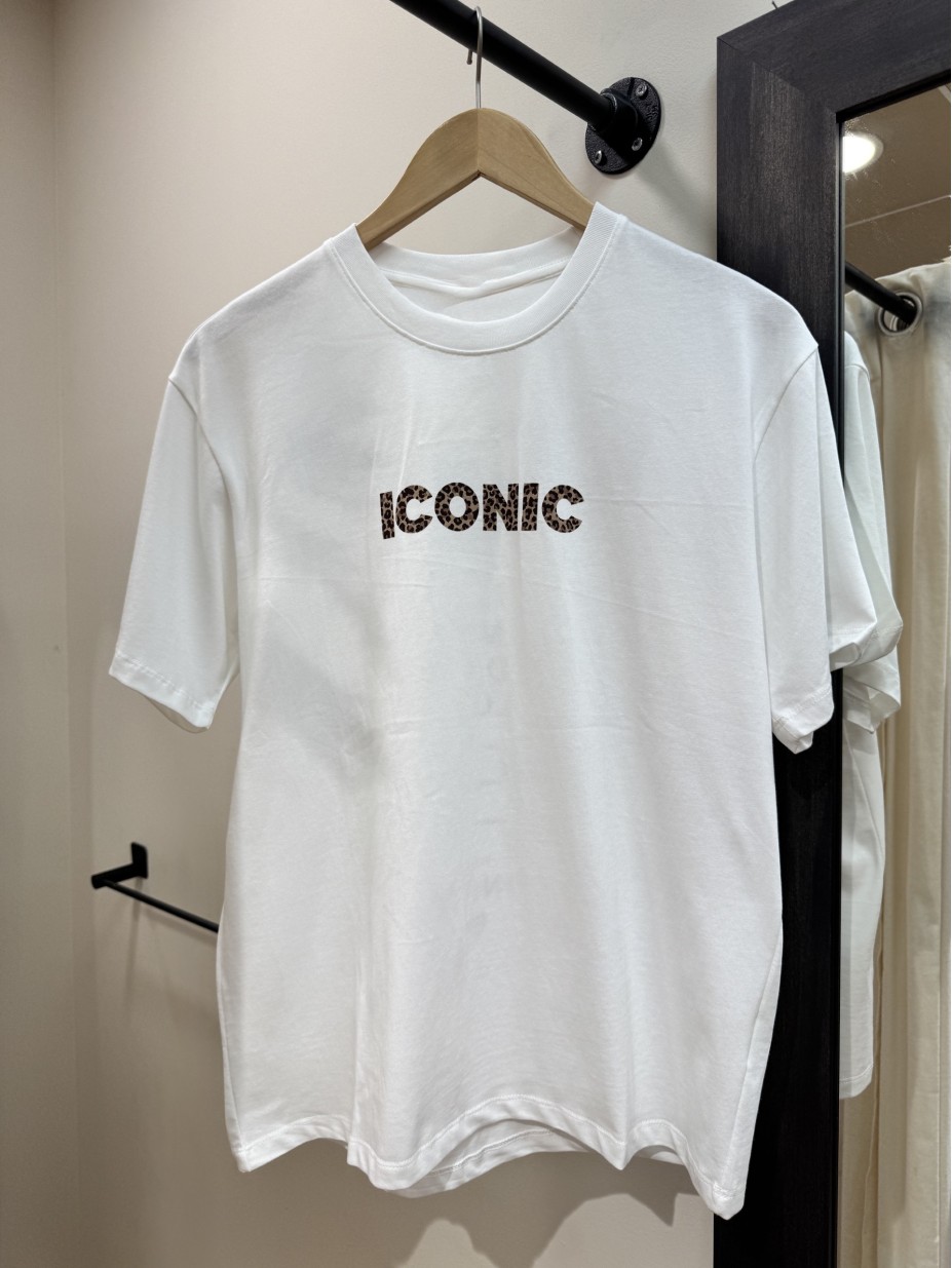 T-SHIRT ICONIC BLANCLEO
