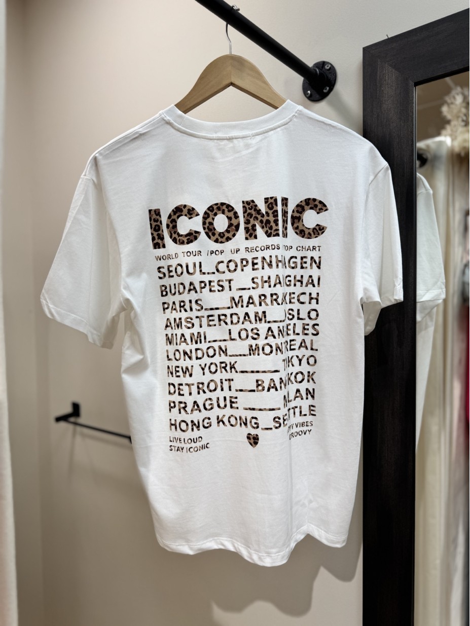 T-SHIRT ICONIC BLANCLEO