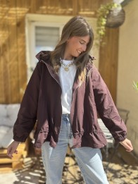 VESTE FRANKIE PRUNE