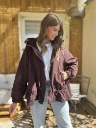 VESTE FRANKIE PRUNE