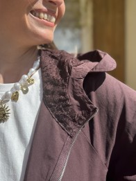 VESTE FRANKIE PRUNE