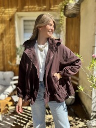 VESTE FRANKIE PRUNE