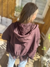VESTE FRANKIE PRUNE