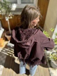 VESTE FRANKIE PRUNE