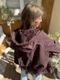 VESTE FRANKIE PRUNE