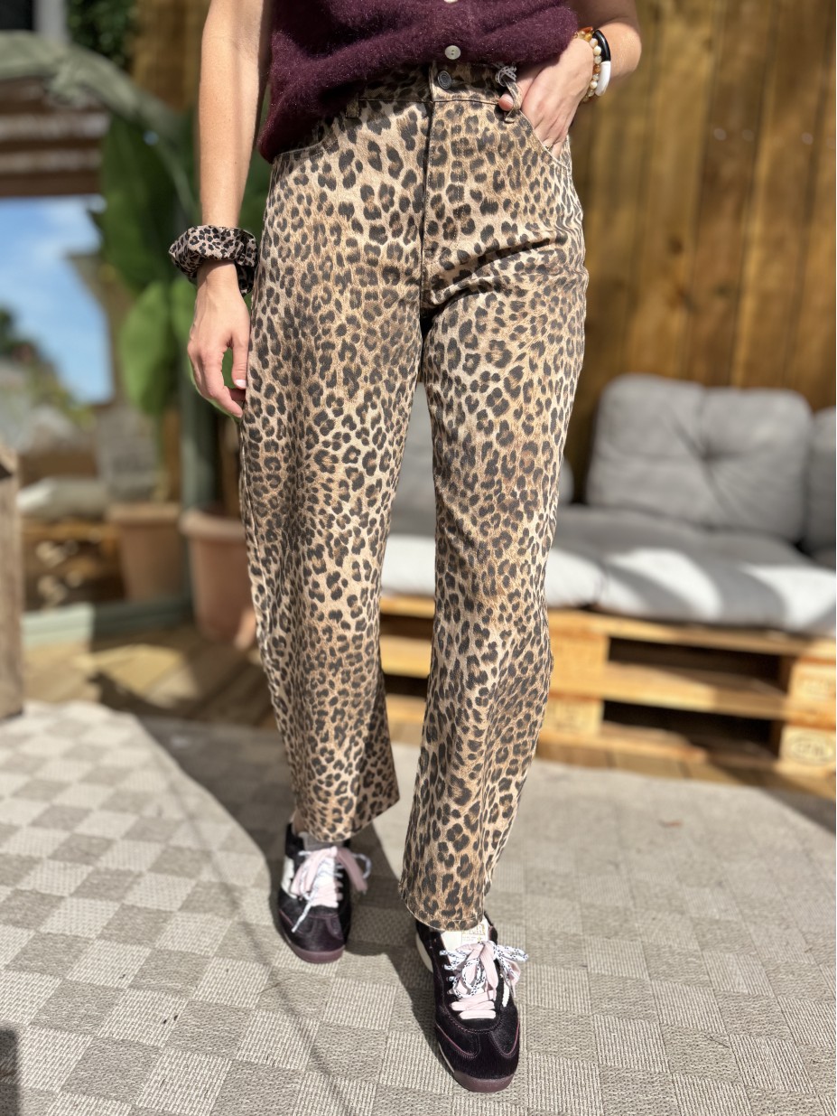 JEAN CHEETAH BARREL
