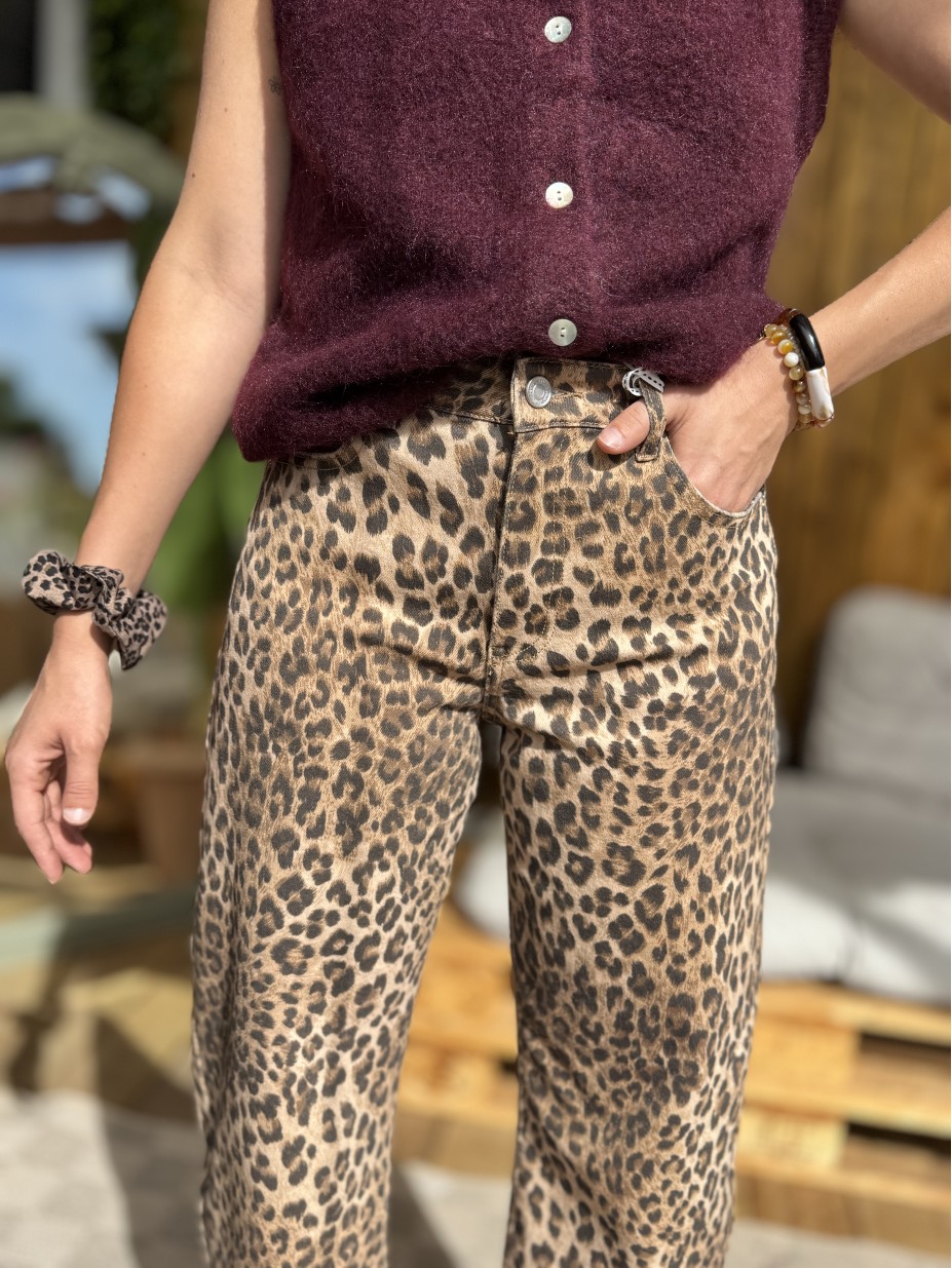 JEAN CHEETAH BARREL