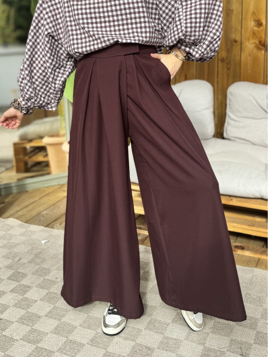 PANTALON ANGIE PRUNE