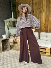 PANTALON ANGIE PRUNE