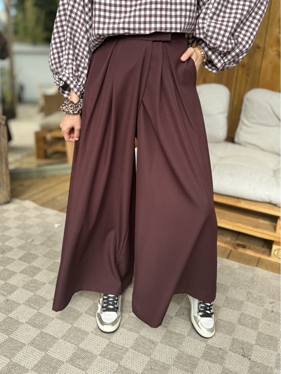 PANTALON ANGIE PRUNE