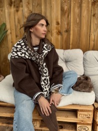 MANTEAU LENA MARRON