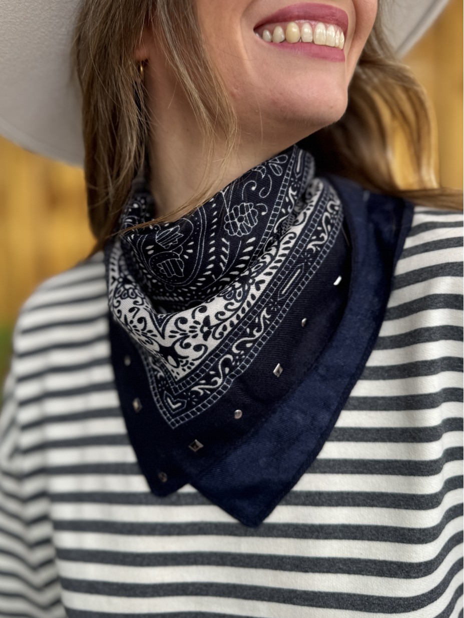 FOULARD SIMONE MARINE